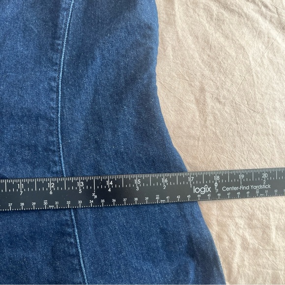 Sold GAP Blue Halter Sheath Maxi Dress - Picture 12 of 14